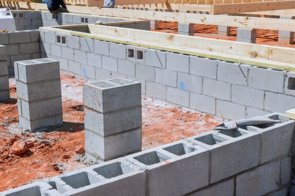 Cement Block Installation in Hayward