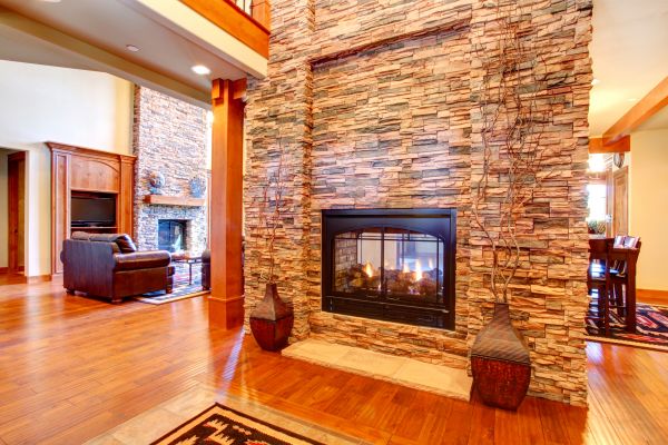 Stone Hearth Installation in Hayward